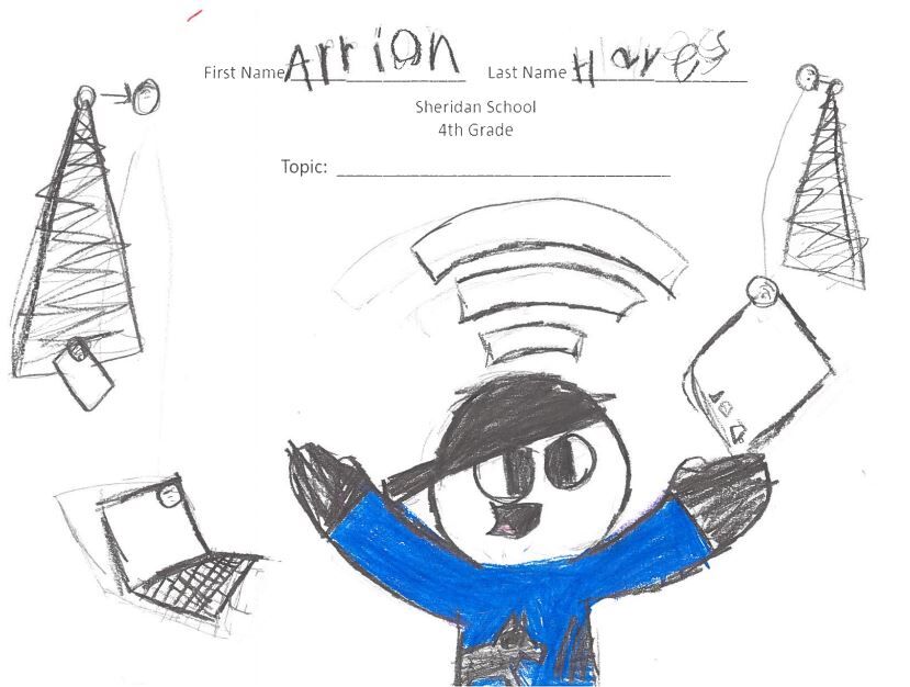 Arrian Hayes, grade 4, Sheridan